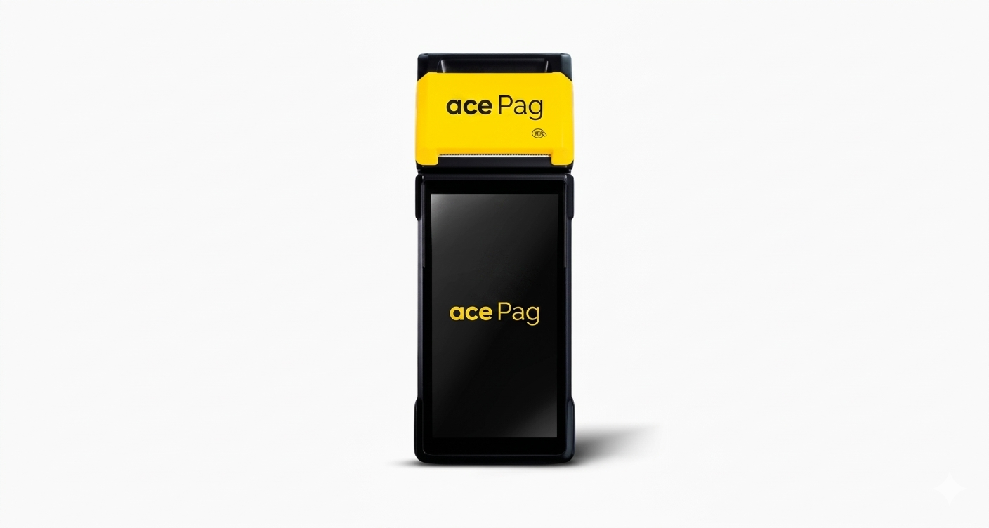 Maquininha ACEPAG Smart com impressora integrada