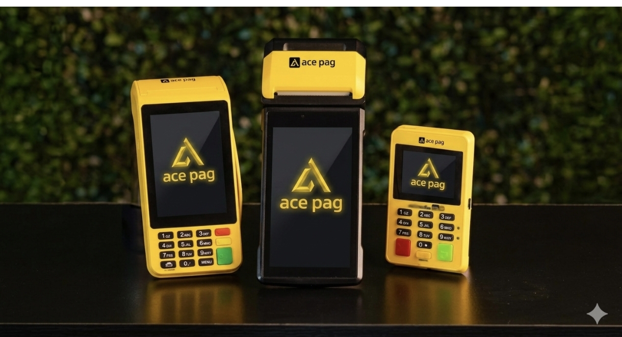 Maquininhas Ace Pag: POS com bobina, Smart com impressora e Mini portátil